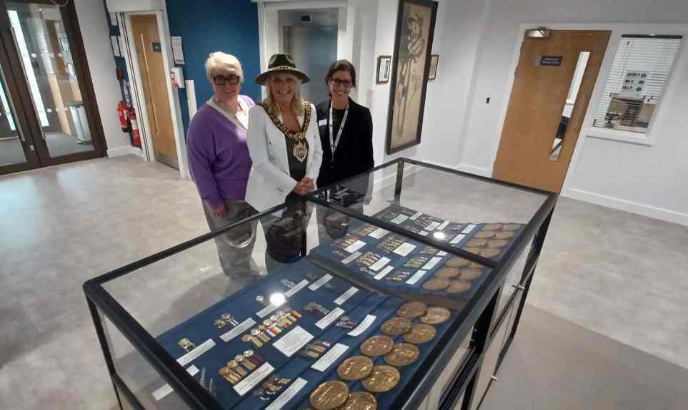 Lord Mayor3 The Lord Mayor of Manchester with Broughton House Veteran Care Village chief executive Karen Miller, right, and director of care Jane Green.jpg