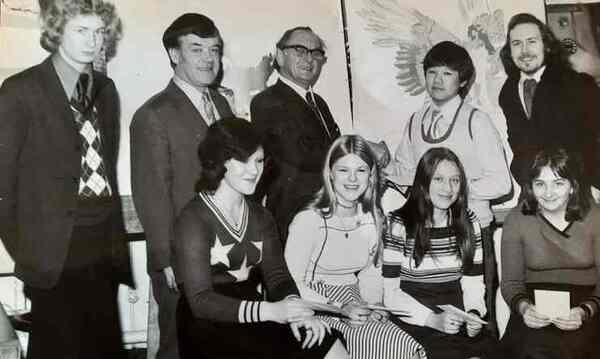 Winners of Art Prizes at Winton Senior School in 1975