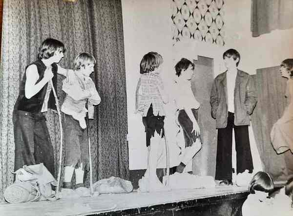 Winton High School stage play in 1978